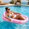 Green Leaf Inflatable Pool Float for Adults – PVC Floating