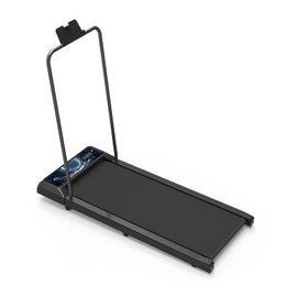 Walking Pad Treadmill with Handle Bar, 2.5 HP Small Treadmills for Home with APP Remote Control and LED Display, 4.0 Speed Portable Treadmill 265 Lbs CapaBcity (Eclipse’s Veil)