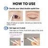 D-UP Invisible Double Eyelid Tape for Hooded Eyes, Waterproof Eyelid