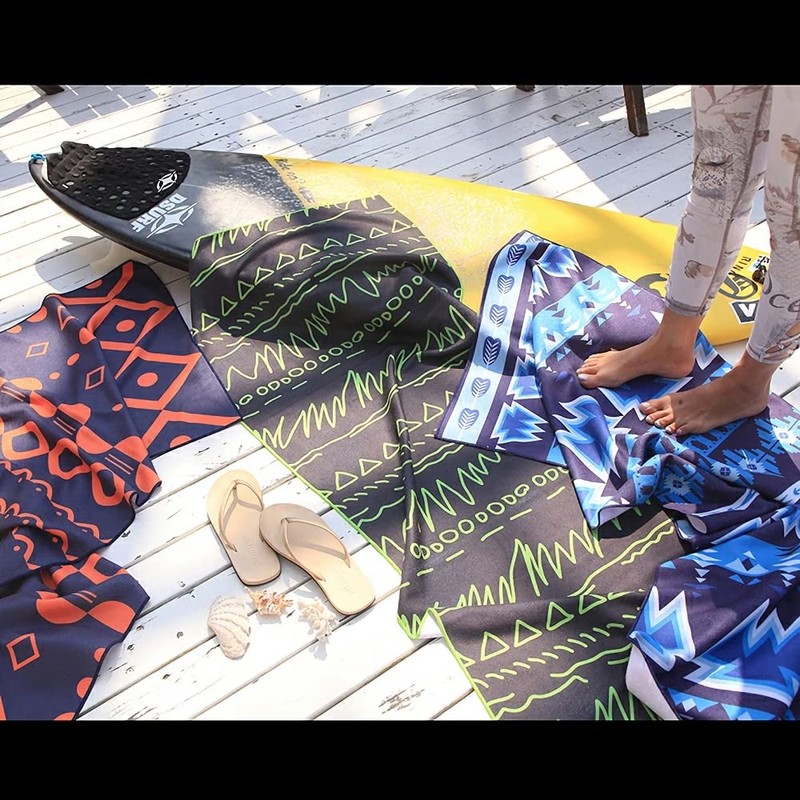 Yoga Towel, Large, 70.9 inches (180 cm), Yoga Rug, Stylish,