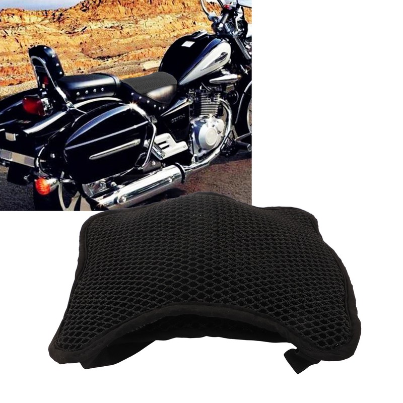 Motorcycle Seat Cushion Cover Seat Mesh Breathable Non Slip Shock