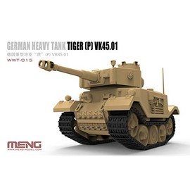 Meng German Heavy Tank Tiger(P) VK45.01 Cartoon Model - Plastic Model Building Kit # WWT-015