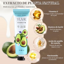 Hand Cream Trabajo,Crema de Manos Hidratante 10pcs, Hidratante Diaria Con Fragancia Vegetal Manoss,Colección De Cremas De Manos Profundamente Hidratan