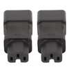 2pcs IEC320 C20 to IEC320 C15 Power Adapter Professional Standard
