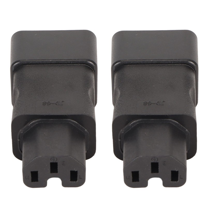 2pcs IEC320 C20 to IEC320 C15 Power Adapter Professional Standard