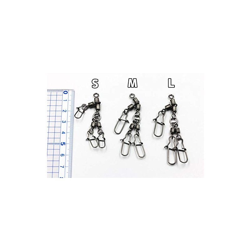 Marushin Fishing Gear, Boat Octopus Snap, 2 Pieces, Large
