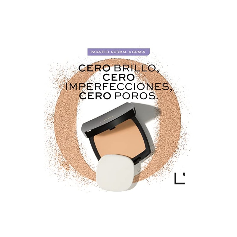 L'BEL - Polvos Compactos Control Brillo Forever Ultra Matte 9g