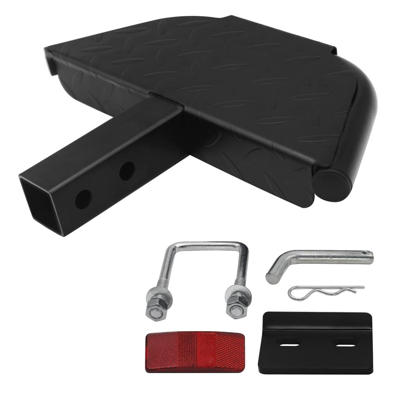 Universal Tow Hitch Step for 2 inch Receivers, Towing Bumper