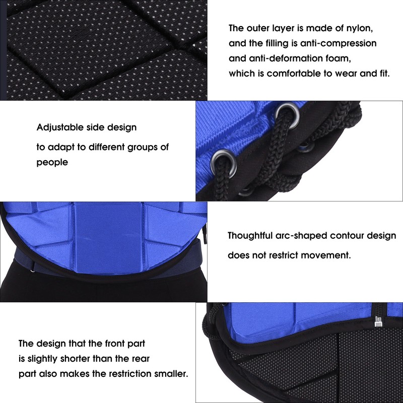 Kids Equestrian Vest Foam Padded Safety Horse Riding Protective Gear