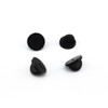 yueton 100pcs 11mm PVC Rubber Pin Backs