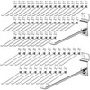 Moxweyeni 100 Pack Slatwall Hooks, 6 and 8 Inch Slatwall