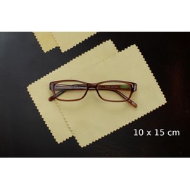 Fine Genuine Leather Glasses Cleaning Cloths, Glasses Cleaning Cloth, Glasses Cloth Also for Lenses + Display