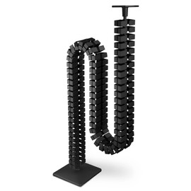 OL OL Oskar Lehmann Kabelfhrung eckig Kuba Slim Line L?nge: 1260 mm, Kabelschlauch, schwarz