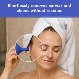 KYLOS Ohrenreiniger 90Ml 2Stück, Ohrenschmalz Entferner & Ohrsauger, Ohrendusche Für Babys, Kinder & Erwachsene, Sicherer & Wiederverwendbarer Ohrreiniger, Perfekt Zur Ohrreinigung