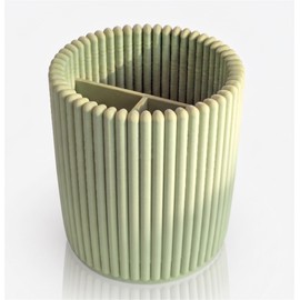 PetalKnots Pen Holder, Made in Japan, Colorful, Pop Color, Unbreakable (Tea Green)