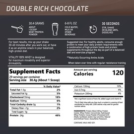 VYHTHY Gold Standard 100% Whey Protein Powder – Chocolate Flavor, 24g Protein Per Serving, Fast Absorbing & Easy Digesting, 29 Servings, 2 Pound