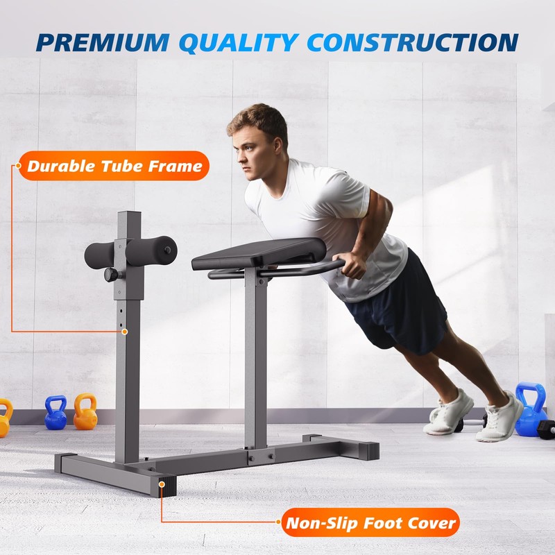 Marcy Adjustable Hyperextension Roman Chair / Exercise Hyper Bench JD-3.1