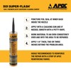 APOC 501 Caulk Super-Flash Thermoplastic Flashing Sealant (12, 10 oz