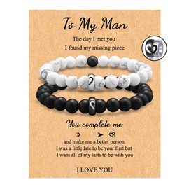 Matching Couples Bracelets Long Distance Bracelets for Bf and Gf Pinky Promise Bracelets Heart Bracelet Valentines Day Gifts for Her Him