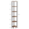 IRCPEN 6 Tier Corner Shelf, 66.5'' Tall Standing Shelf, Narrow