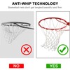 LAO XUE Basketball Net Outdoor,(7.16 oz) 12 Loops Professional Heavy