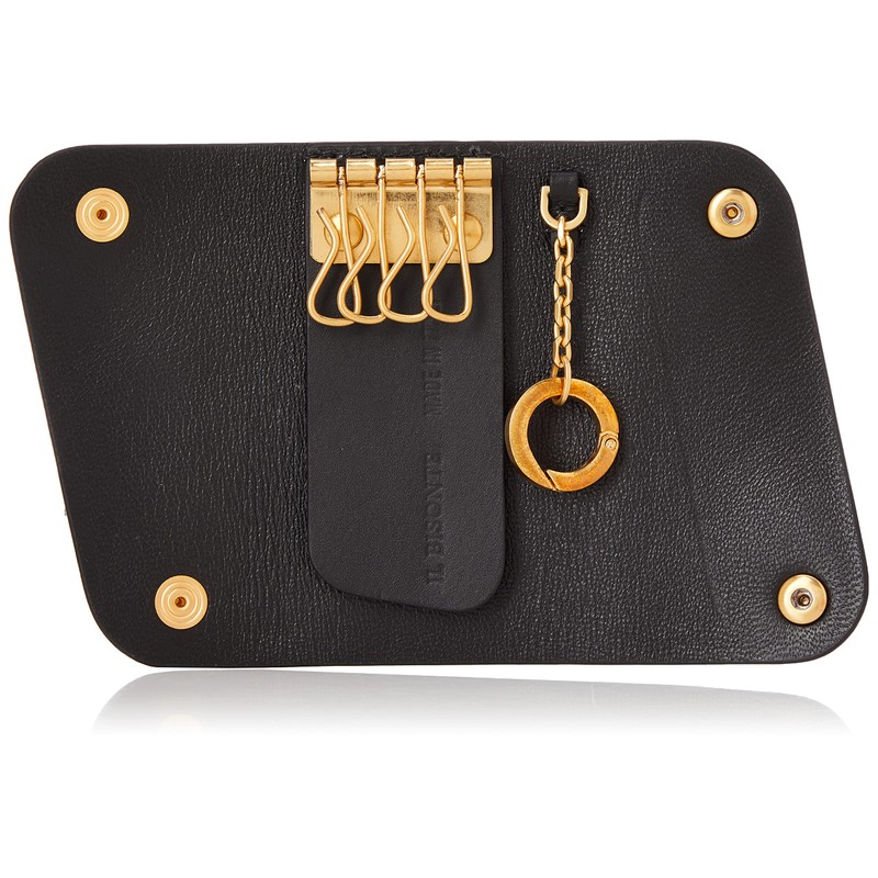 IL BISONTE SKH115PV0039 FiftyOn Nero Key Case