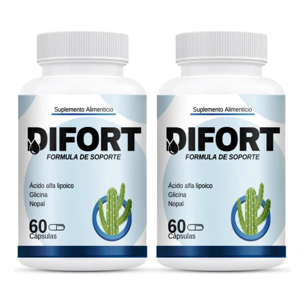 Difort 120 Cápsulas Nuevo Tamaño Regula Niveles De Azúcar