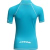 Cressi Women's Rash Guard, Aquamarine, Large Size 4 UK