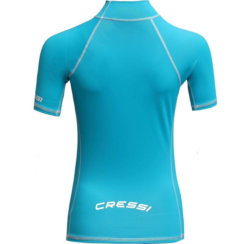 Cressi Women's Rash Guard, Aquamarine, Large Size 4 UK
