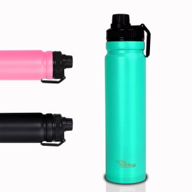 Otto Koning Stainless Steel Water Bottle, 750 ml, Thermal Water Bottle, Stainless Steel, Double-Walled, Vacuum Insulated, BPA-Free, Lightweight and Portable, No Condensation, 24 Hours Cold/12 Hours