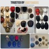 Modern JP Adhesive Hat Hooks for Wall (12-Pack) - Cowboy