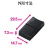 Elecom MR3-C008BK Card Reader, USB 3.0, 9x Transmission, For MicroSD,