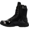 ROCKY Cadet 8" Black Side Zip Public Service Boot Size
