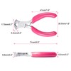 SPEEDWOX Mini End Nippers with Pink PVC Handle 3" End