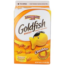 Pepperidge Farm Goldfish, Cheddar, 30 Ounce (Pack of 3)