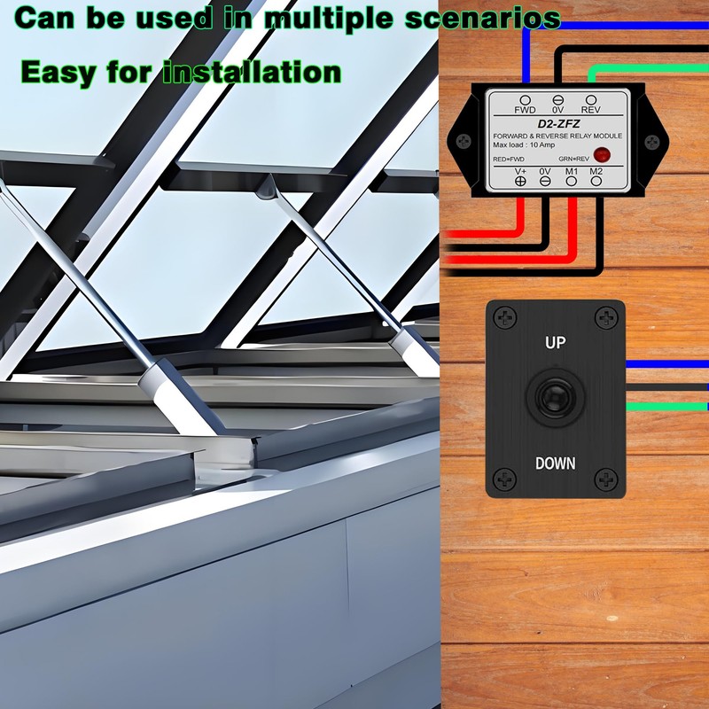AMAKE DC12 V Forward/Reverse Relay Module,Linear Actuator Forward/Reverse Relay Module,with