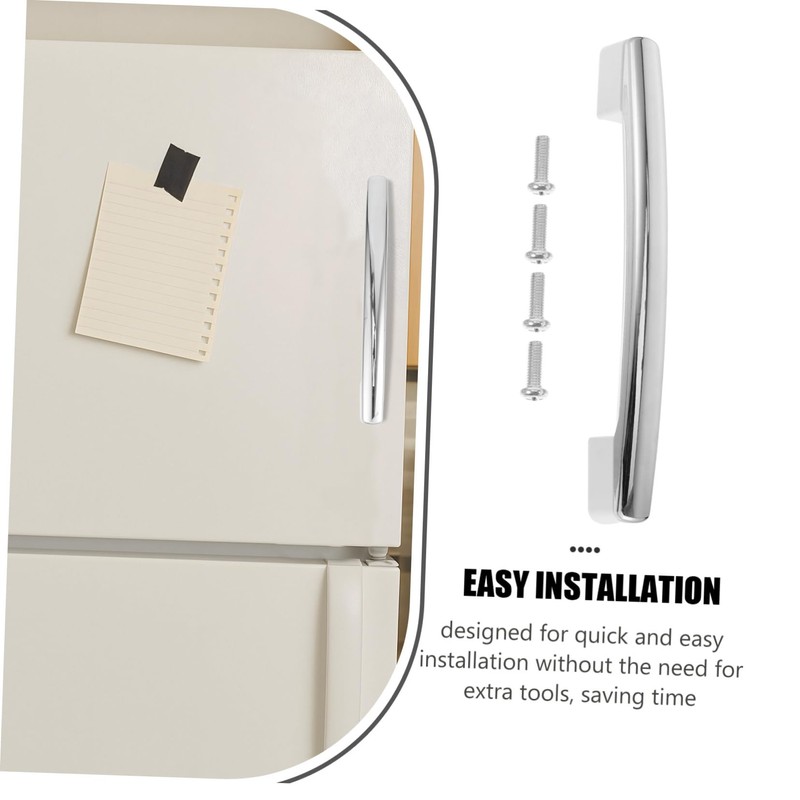 Zerodeko Universal Freezer Door Handle: Nonslip Refrigerator Door Pull Replacement