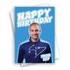 HWC Trading Pep Guardiola Birthday Card for Man City Football