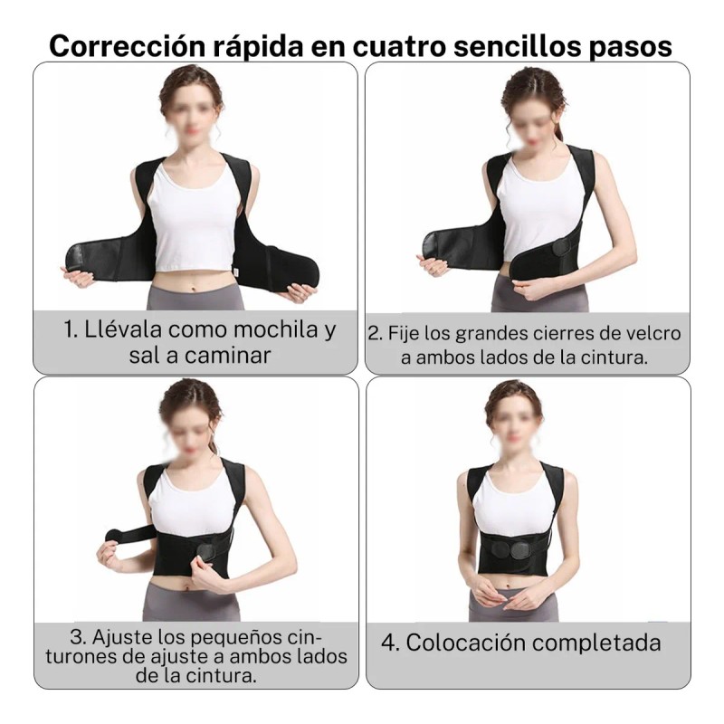 Chaleco Corrector De Postura Ortopédico Lumbar Unisex