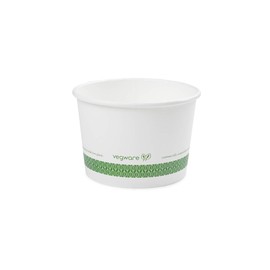 Vegware Plant-Based Compostable 16oz Soup Container, 115-Series (Case of 500)