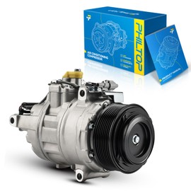 PHILTOP 198361 AC Compressor Compatible with X5, X6, 535i, 535i xDrive, 335i, 335i xDrive, 640i, 640i xDrive, 640i Gran Coupe, 640i xDrive Gran Coupe, M3, M4, M2, Air Conditioning Compressor