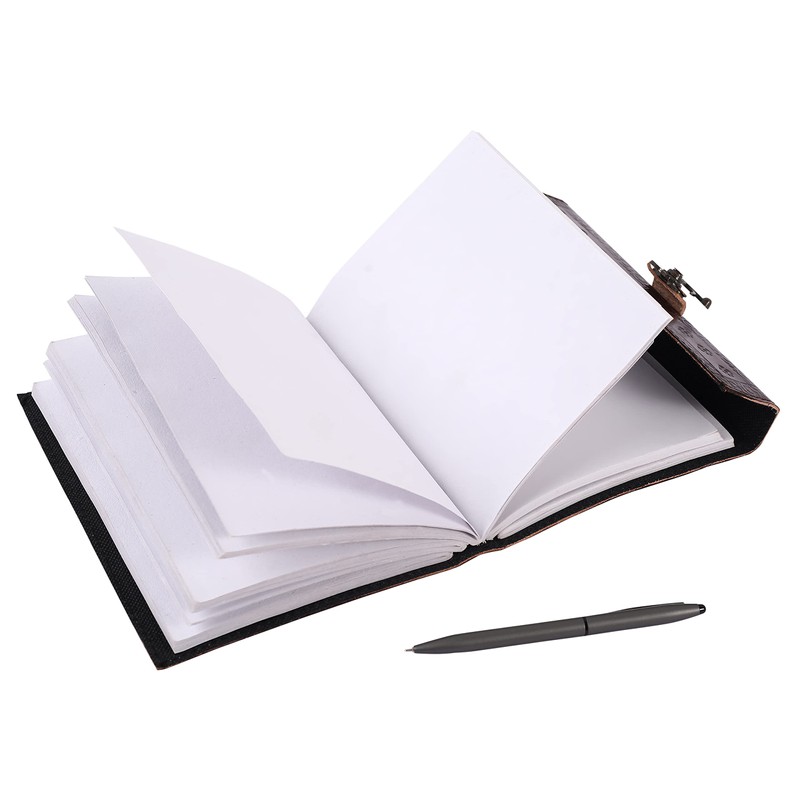 OVERDOSE Colosseum Brown Leather Journal - Handmade Journal for Students,