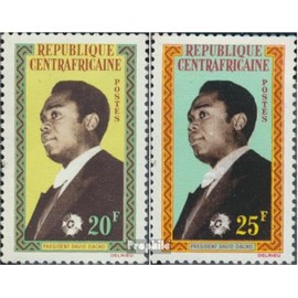Prophila Collection Zentralafrikanische Republik 28-29 (kompl.Ausg.) postfrisch ** MNH 1962 David Dacko (Briefmarken für Sammler)