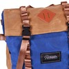 Rockagator LIFEstyle Waxed Canvas Roll-Top Phoenix Rucksack Backpack (Tan/Blue)