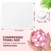FCaeon FCaeon Compressed Disposable Face Towel Cleaning Kit 100pcs,Portable &