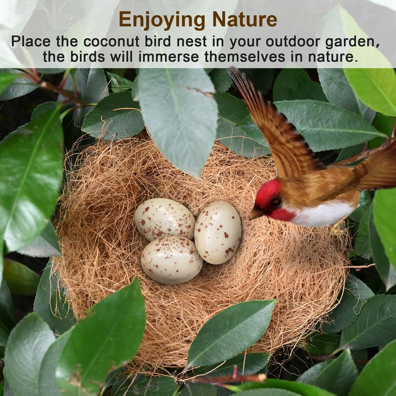 Sukh 2PCS Coconut Fiber for Bird Nest - Canary Nesting