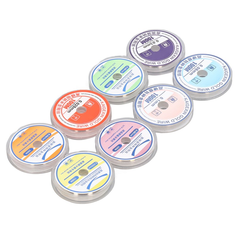8PCS LCD Screen Separation Wire Tungsten Alloy Steel 0.028 0.03