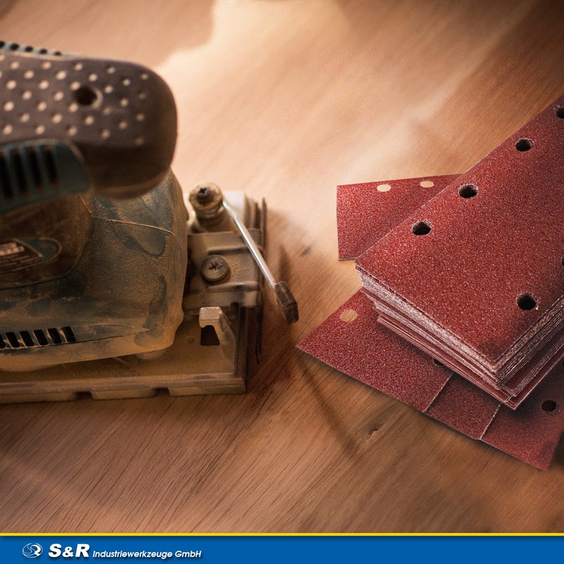 S&R Velcro Sandpaper Professional Set 93 mm x 185 mm