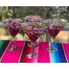 Mexican Hand Blown Glass – Set of 4 Hand Blown
