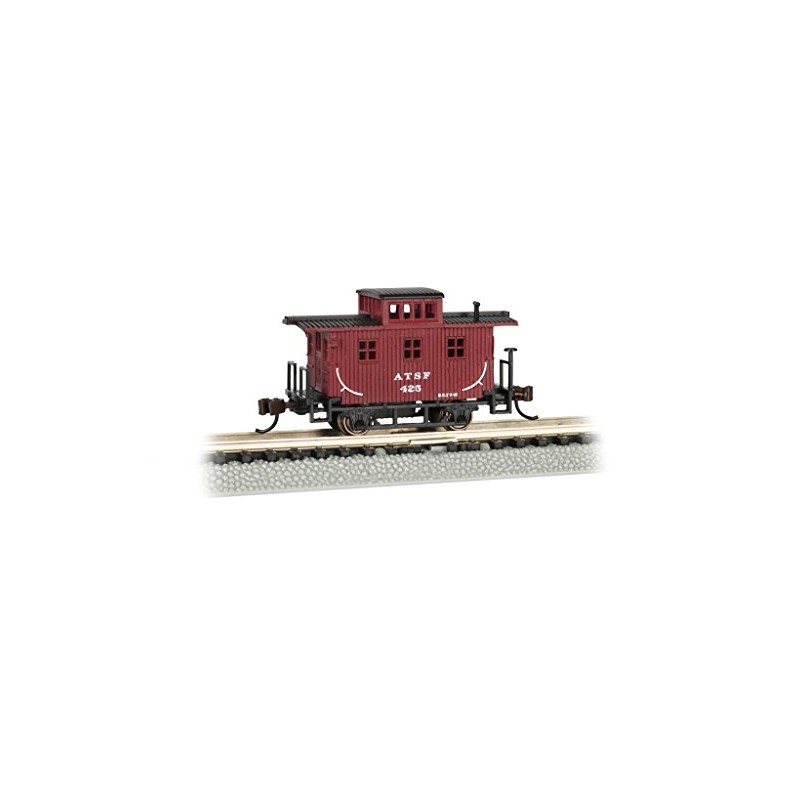 Bachmann Old-Time Caboose - Santa FE - N Scale, Prototypical
